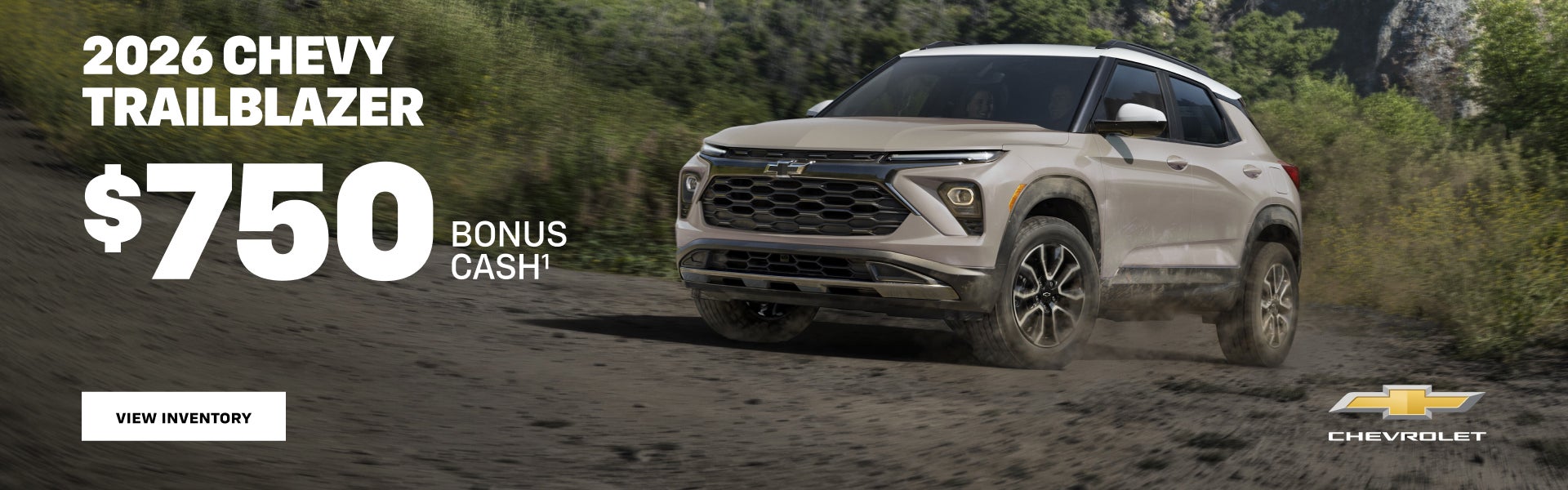 2026 Chevy Trailblazer.$750 Bonus Cash.